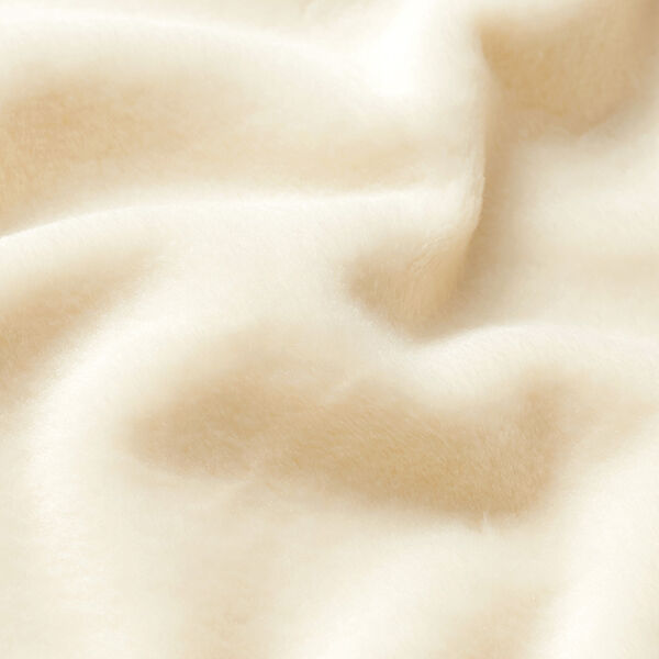 Nicki Fleece uni – creme | Reststück 100cm