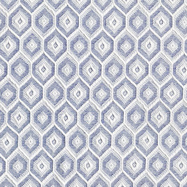 Strickjacquard Rauten – blau, image number 1