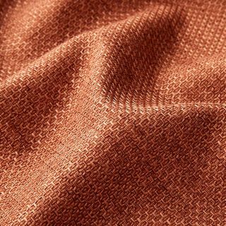 Polsterstoff Wabenstruktur – terracotta, 