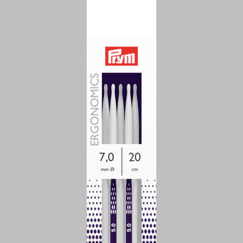 7,0 | 20 cm Strumpfstricknadel Ergonomics | Prym,  image number 2