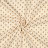 GOTS Musselin/ Doppel-Krinkel Gewebe Boho Rautenmuster  | Poppy Fabrics – creme/zimt,  thumbnail number 3