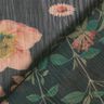 Chiffon Blumenwiese – schwarz | Reststück 90cm,  thumbnail number 4