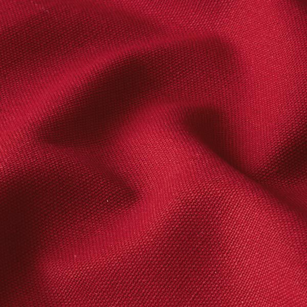 Dekostoff Canvas – karminrot | Reststück 50cm