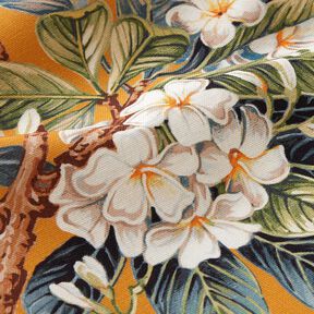 Dekostoff Canvas blühender Baum – senf, 