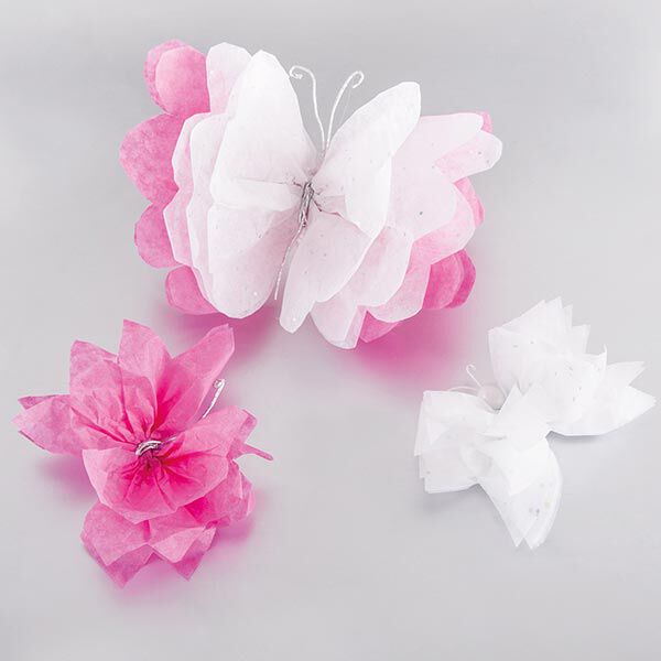 Seidenpapier Glitter Set [ 3 Stück] – weiss,  image number 5