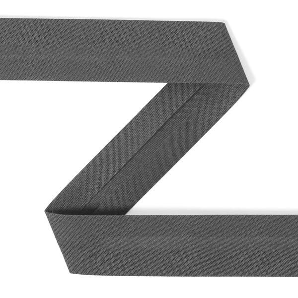 Schrägband, 20 mm - grau, image number 1