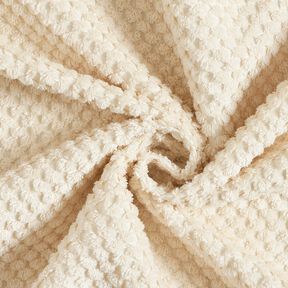 Polsterstoff weiches Strukturmuster – creme, 