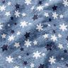 Sweatshirt angeraut Schneeflocken und Sterne Digitaldruck – blaugrau,  thumbnail number 2