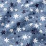 Sweatshirt angeraut Schneeflocken und Sterne Digitaldruck – blaugrau,  thumbnail number 2