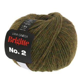 BRIGITTE No.2, 50g | Lana Grossa – dunkeloliv, 
