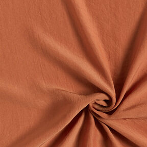 Leichter Blusenstoff Krinkel Uni – bronze, 