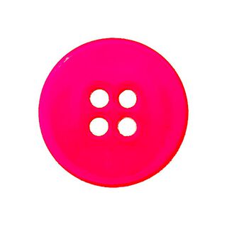 Polyesterknopf 4-Loch NEON - neonpink, 