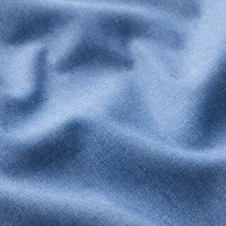 Baumwoll-Chambray Jeanslook – blau | Reststück 80cm, 