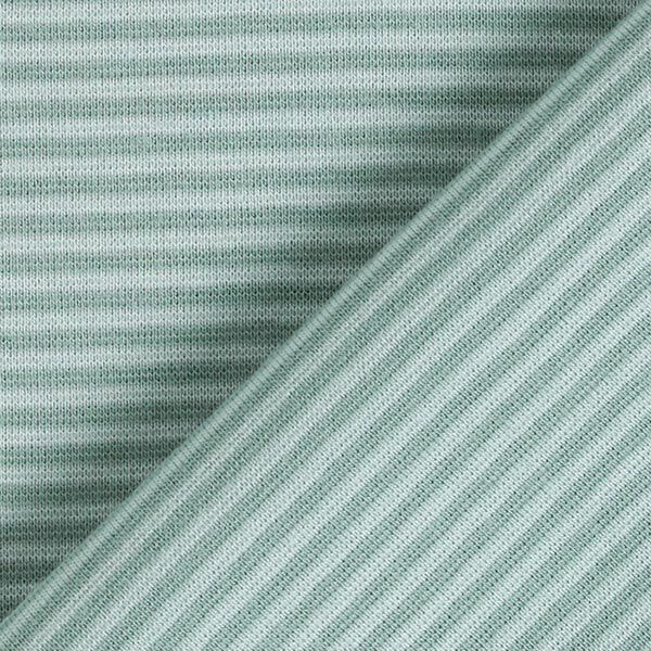 Bündchen Schlauchware schmale Ringel – schilf/mintgrün,  image number 4