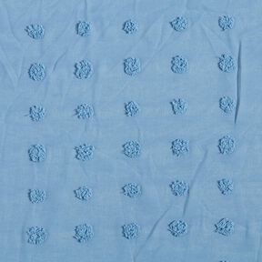Chiffon große Dobby Punkte – brilliantblau, 