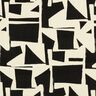 Dekostoff Jacquard abstrakte Struktur – schwarz/wollweiss,  thumbnail number 1