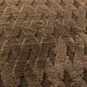 Kunstfell Bouclé Stoff Rauten – dunkelbraun,  thumbnail number 2