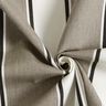 Outdoorstoff Canvas gemischte Streifen – weiss/grau,  thumbnail number 3