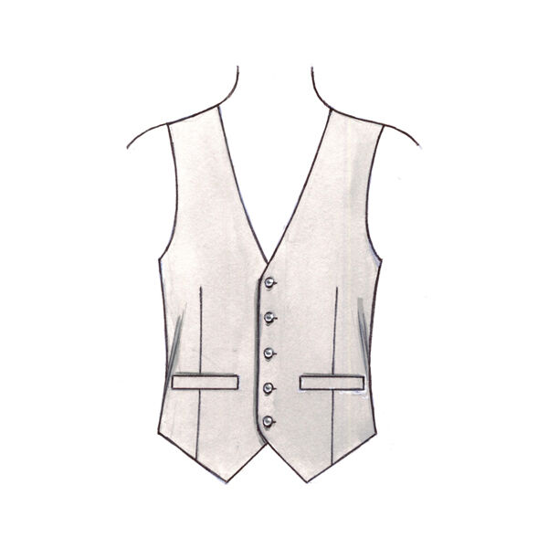 Herrenweste | KwikSew 3662 | S-XXL, image number 3