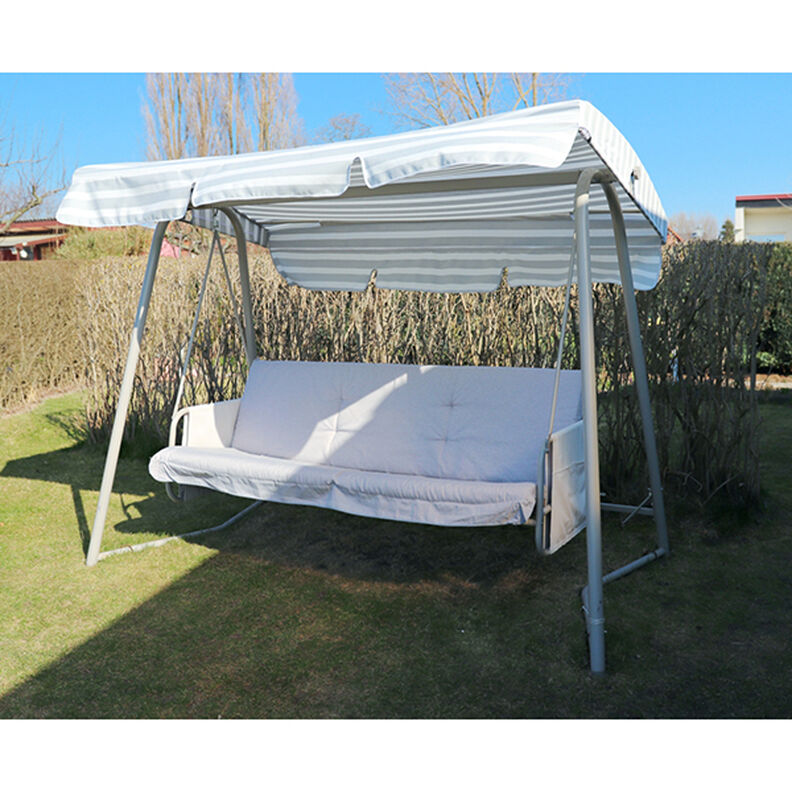 Outdoorstoff Acrisol Listado – wollweiss/grau,  image number 4