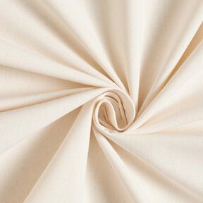 Dekostoff Halbpanama zweifarbig – creme/weiss, 