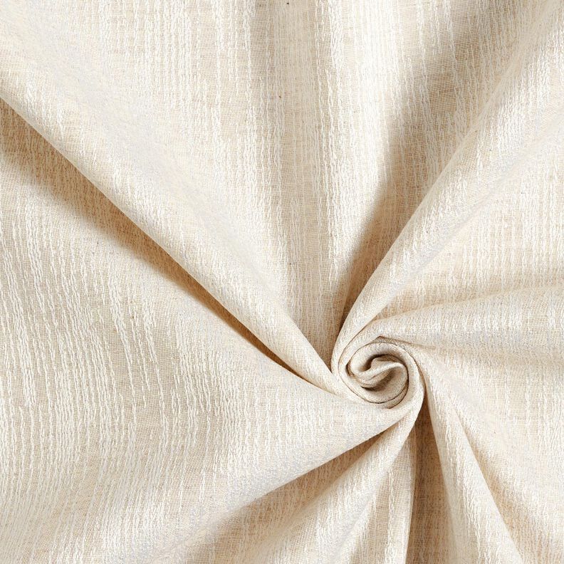 Dekostoff Jacquard abstraktes Gewebe recycelt – natur,  image number 3