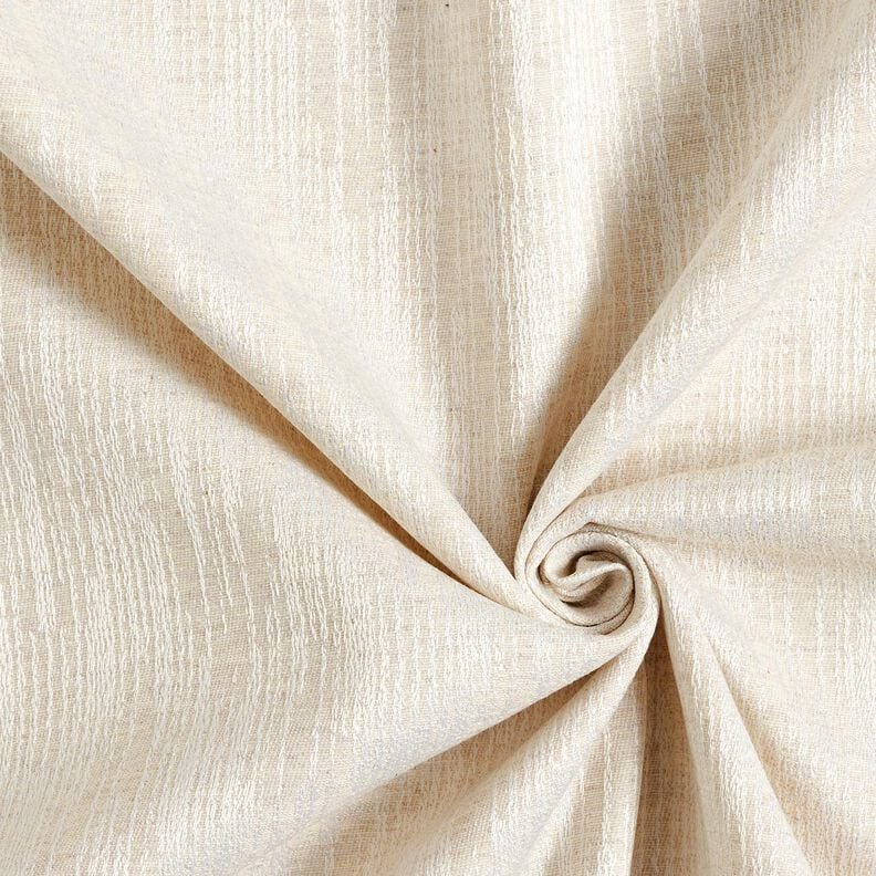 Dekostoff Jacquard abstraktes Gewebe recycelt – natur, image number 3