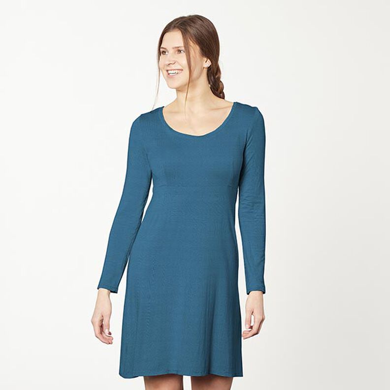 GOTS Baumwolljersey | Tula – jeansblau,  image number 5