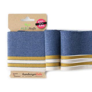 BIO-STRICKBÜNDCHEN CUFF ME Reflektor  [140 CM | 8 CM]  | Albstoffe | Hamburger Liebe, 