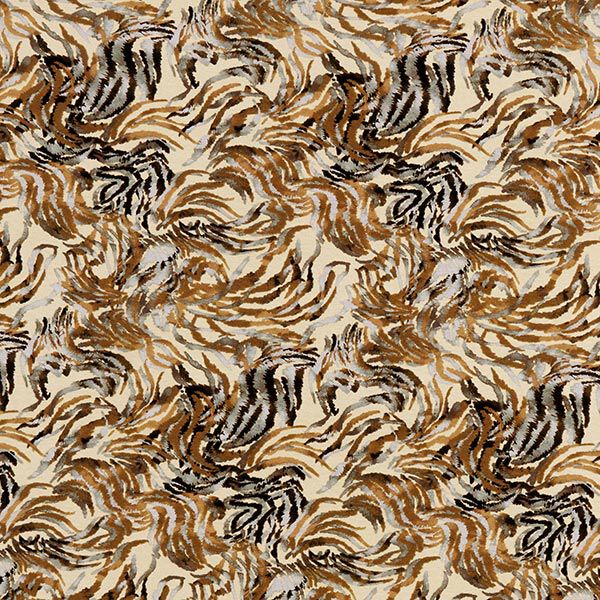Viskosejersey abstrakte Pflanzen – beige, image number 1