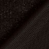 Chenille Strickjacquard Glitzer – schwarz/altsilber metallic,  thumbnail number 3