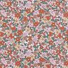 Baumwollstoff Cretonne kleine Retroblumen – weiss/rosa,  thumbnail number 1