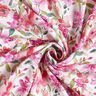 Viskosestoff Aquarell-Frühlingsblumen – weiss/pastellviolett,  thumbnail number 3