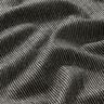 Hosenstoff Woll-Mix Melange-Streifen – schwarz/weiss,  thumbnail number 2