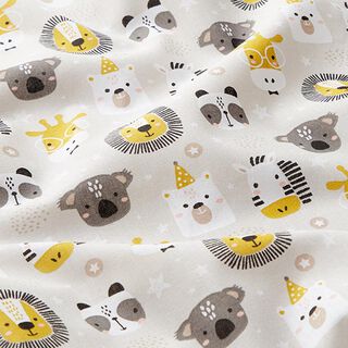 Baumwollpopeline Party-Tiere – sand, 