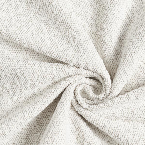 Polsterstoff Teddy – wollweiss | Reststück 50cm