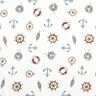 Dekostoff Panama Maritim – weiss,  thumbnail number 1