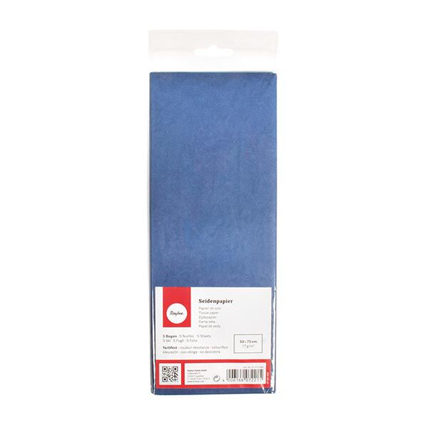 Seidenpapier Set [ 5 Stück] – blau,  image number 2