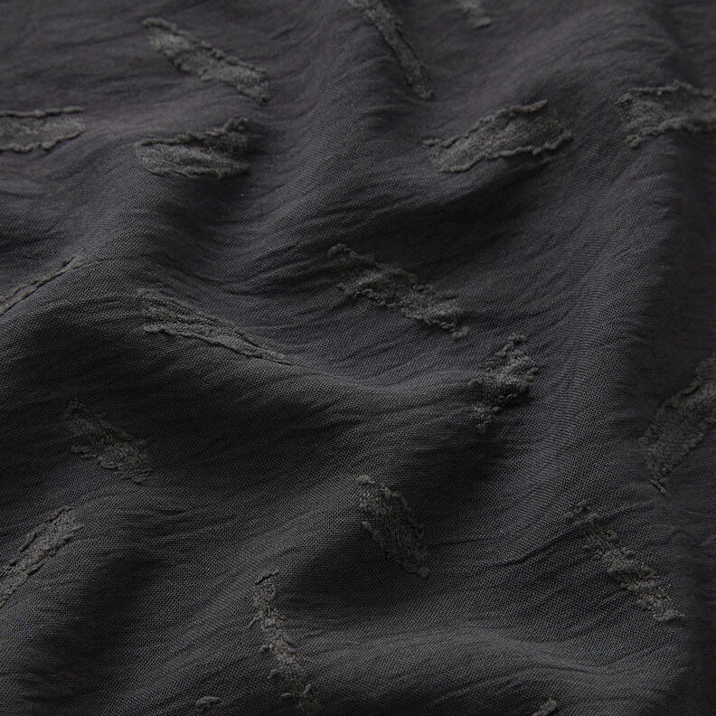 Jacquard Dobby Streifen – schwarz,  image number 2
