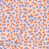 GOTS Baumwollpopeline Streublümchen | Poppy Fabrics – natur/pfirsichorange,  thumbnail number 3