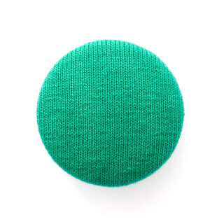 Bezogener Knopf, Viskosejersey Medium 4 - grasgrün, 