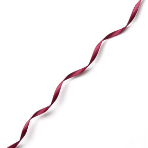 Satinband [3 mm] – bordeauxrot, 