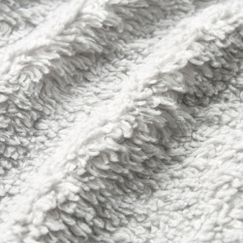 Sherpa Baumwoll-Mix Uni – silbergrau, image number 2