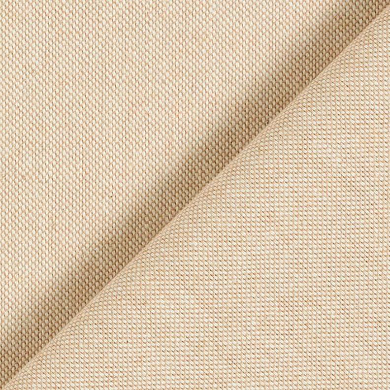 Dekostoff Halbpanama Chambray recycelt – beige,  image number 3