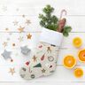 Dekostoff Halbpanama Weihnachtsdeko Mix – natur/rot,  thumbnail number 8