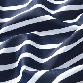 Badeanzugstoff maritime Streifen – nachtblau/weiss, 