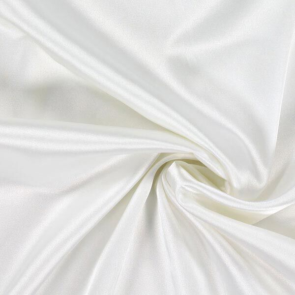 Stretch Satin – weiss,  image number 1