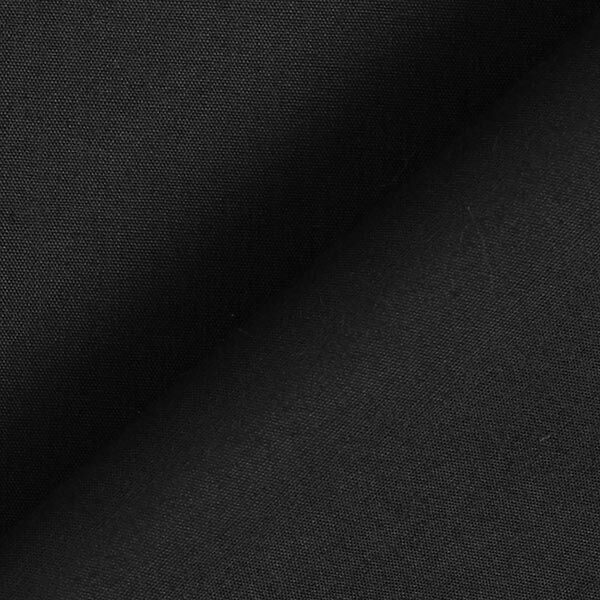 Polyester-Baumwoll-Mix pflegeleicht – schwarz | Reststück 100cm