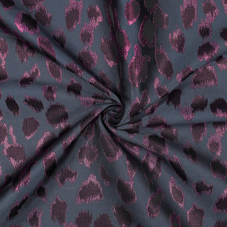 Jacquard Leo Metallic | Poppy Fabrics – anthrazit, image number 3