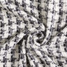 Bouclé Hahnentritt – schwarz/weiss,  thumbnail number 3